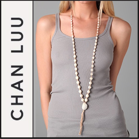 Chan Luu Jewelry - { Chan Luu } Woven Cord Quartz Bead Necklace